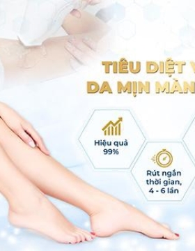 Triệt Lông nữa chân